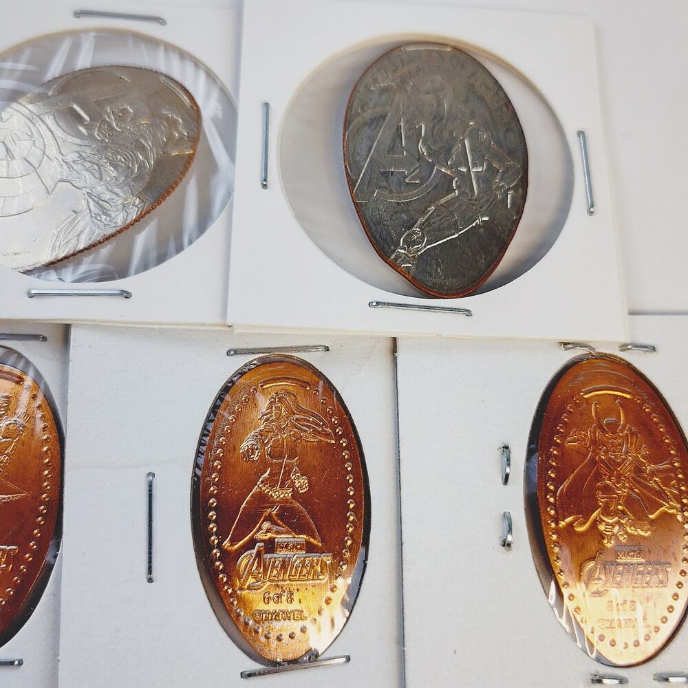 Disney California Adventure Avengers Pressed Coins - Bundle of 9 - Picture 5 of 10